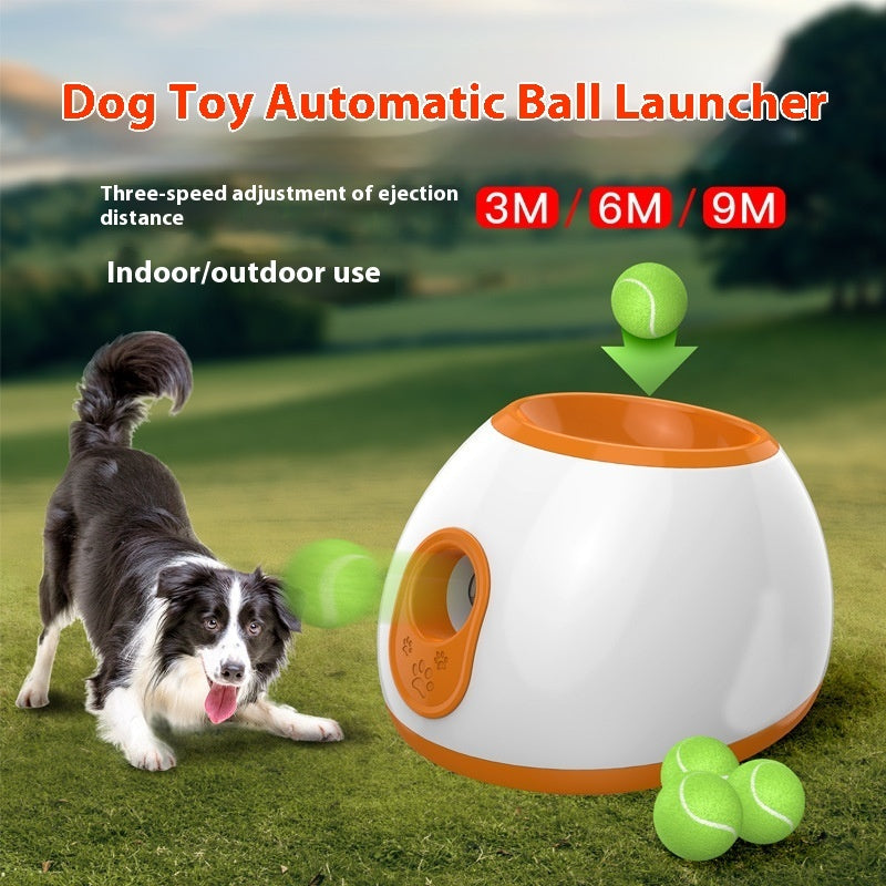 PET Intelligence Ball Dispenser Dog Toy The Third Gear Adjustable Tennis Pitching Machine