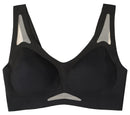 Women's Fashion Hollowed-out Mesh Seamless Sport Push Up Bra