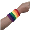 Rainbow Wristband Sweat-absorbent Sports Towel Wristband Headband