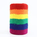 Rainbow Wristband Sweat-absorbent Sports Towel Wristband Headband