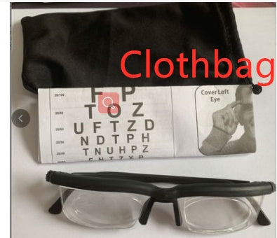 Adjustable Strength Lens Reading Myopia Glasses Eyewear Variable Focus Vision