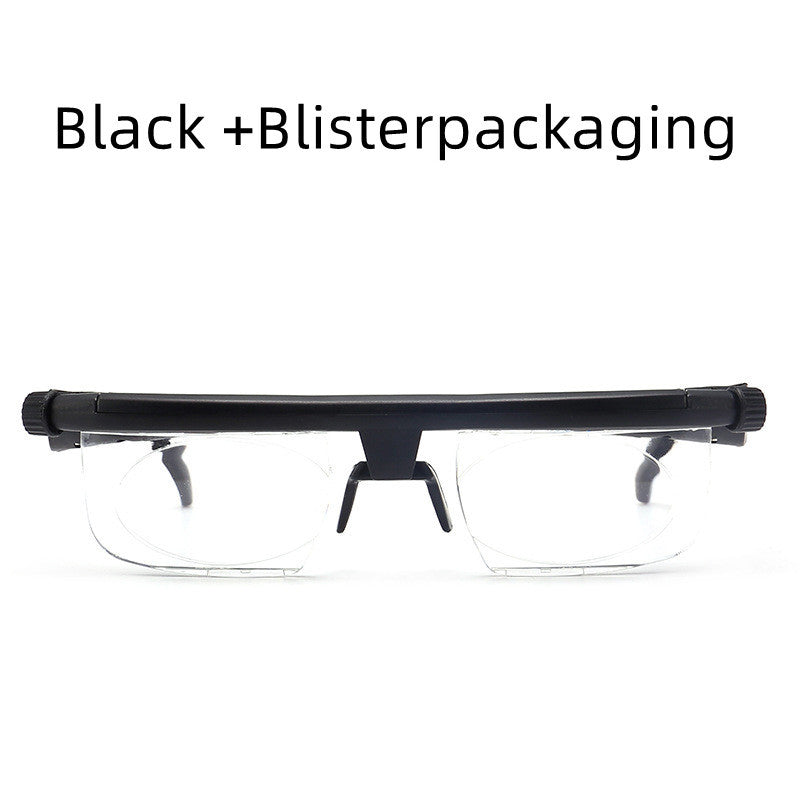 Adjustable Strength Lens Reading Myopia Glasses Eyewear Variable Focus Vision