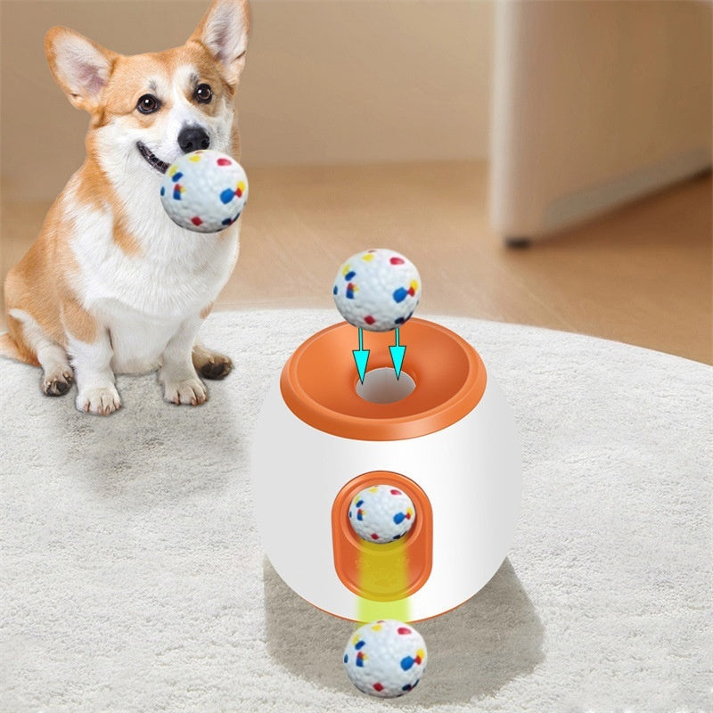 PET Intelligence Ball Dispenser Dog Toy The Third Gear Adjustable Tennis Pitching Machine