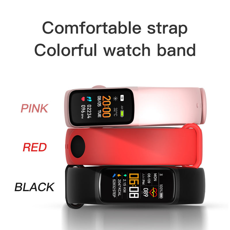 C7 Smart Sport Step Counting Heart Rate Blood Pressure Gift Bluetooth Wristband