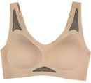 Women's Fashion Hollowed-out Mesh Seamless Sport Push Up Bra