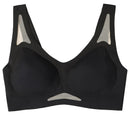 Women's Fashion Hollowed-out Mesh Seamless Sport Push Up Bra