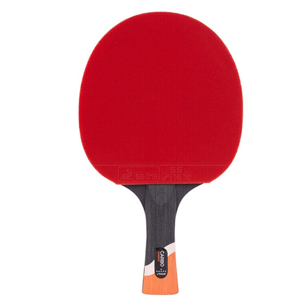 Table Tennis Rackets Professional Single Shot 6 Star Six Carbon Table Tennis Racket Long Handle Shakehand Grip Straight Short Handle