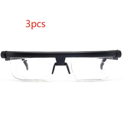 Adjustable Strength Lens Reading Myopia Glasses Eyewear Variable Focus Vision